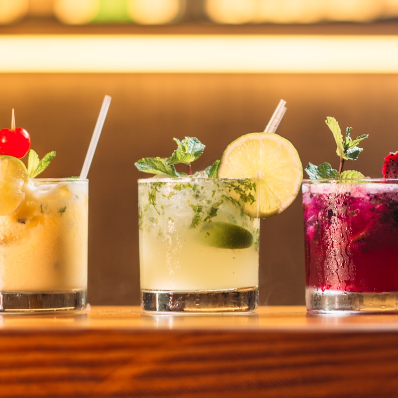 Crystal highball glass — barware set